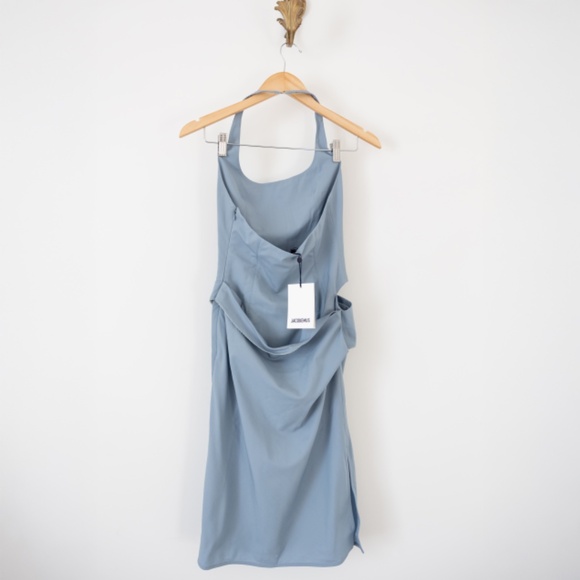 Jacquemus New with tags blue draped dress XS - Picture 4 of 6
